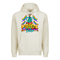 Oatmeal Heather LGBTQ+ Pride Tribe Premium Hoodie - BundleAndBundleShop