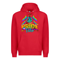 Red LGBTQ+ Pride Tribe Premium Hoodie - BundleAndBundleShop