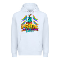 White LGBTQ+ Pride Tribe Premium Hoodie - BundleAndBundleShop