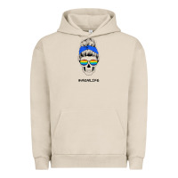 Pigment French Oak Blue Glitter Rainbow Mom Skull Urban Hoodie - Bettercallsaul