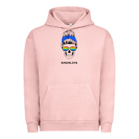 Pigment Salmon Blue Glitter Rainbow Mom Skull Urban Hoodie - Bettercallsaul