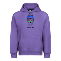 Tulip Blue Glitter Rainbow Mom Skull Urban Hoodie - Bettercallsaul