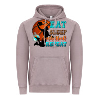 Vintage Zinc eat sleep basketball repeat Vintage Hoodie - texasbilliewilder