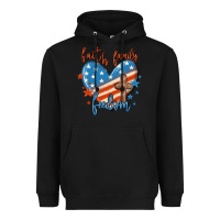 Black faith family freedom Heavyweight Hoodie - MaliasSmallBusiness