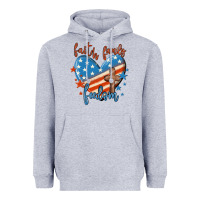 Heather Grey faith family freedom Heavyweight Hoodie - MaliasSmallBusiness
