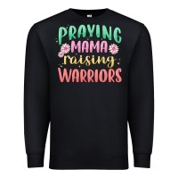 Black prying mama raising warriors malia Premium Sweatshirt - MaliasSmallBusiness