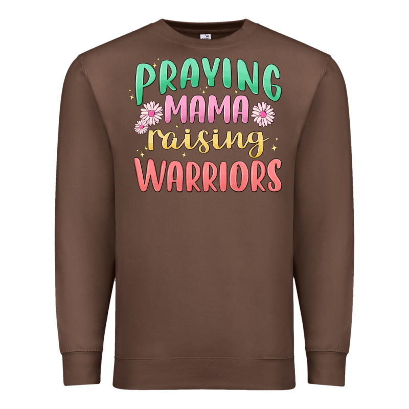 Prying Mama Raising Warriors Malia Premium Sweatshirt by MaliasSmallBusiness | Teevron