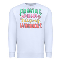 White prying mama raising warriors malia Premium Sweatshirt - MaliasSmallBusiness