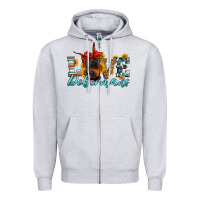 Heather Grey love dobermans Zipper Hoodie - Artiststas