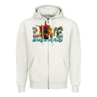 Oatmeal Heather love dobermans Zipper Hoodie - Artiststas