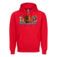 Red love dobermans Zipper Hoodie - Artiststas