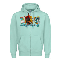 Seafoam love dobermans Zipper Hoodie - Artiststas