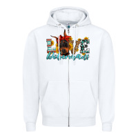 White love dobermans Zipper Hoodie - Artiststas