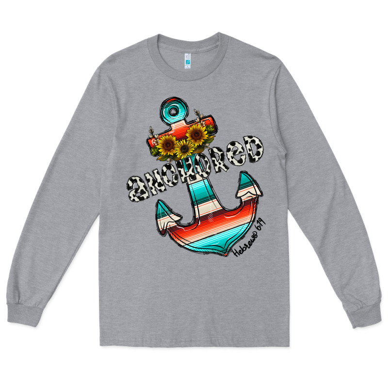 Anchored Long Sleeve Tee by CowhideDigitalArt | Teevron