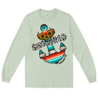 Matcha anchored Long Sleeve Tee - CowhideDigitalArt