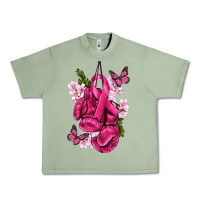 Cancer Boxing Gloves With Ribbon Urban Heavy Tee | Teevron