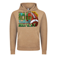 Vintage Coffee eat sleep football repeat Vintage Hoodie - texasbilliewilder