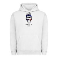 Pigment Lunar Rock American Stars, American Flag Patterned Mom Skull Urban Hoodie - Bettercallsaul