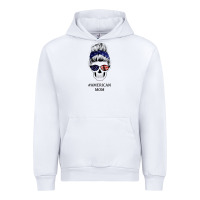 White American Stars, American Flag Patterned Mom Skull Urban Hoodie - Bettercallsaul