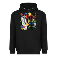 Black autism jesus fills my cup Heavyweight Hoodie - MaliasSmallBusiness