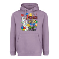 Lavender autism jesus fills my cup Heavyweight Hoodie - MaliasSmallBusiness