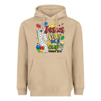 Mushroom autism jesus fills my cup Heavyweight Hoodie - MaliasSmallBusiness