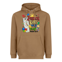 Toasted Coconut autism jesus fills my cup Heavyweight Hoodie - MaliasSmallBusiness