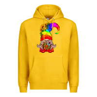 Lemon LGBTQ+ Pride Gnome With Donut Premium Hoodie - BundleAndBundleShop
