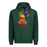Lgbtq+ Pride Gnome With Donut Premium Hoodie | Teevron