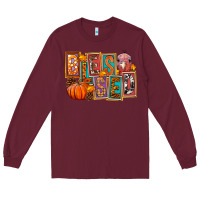 Burgundy blessed thanksgiving Long Sleeve Tee - FaDigitalArtStudio