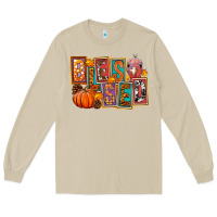 Mushroom blessed thanksgiving Long Sleeve Tee - FaDigitalArtStudio