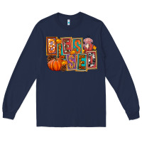 Navy blessed thanksgiving Long Sleeve Tee - FaDigitalArtStudio