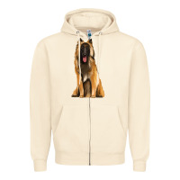 Sandshell belgian shepherd tervuren Zipper Hoodie - Artiststas