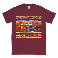 Burgundy 4th of July sparkler tribe Classic Tee - HRA Design Shop