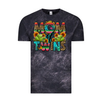Cloud Black mom of twins Vintage Tee - Zillion Design Studio