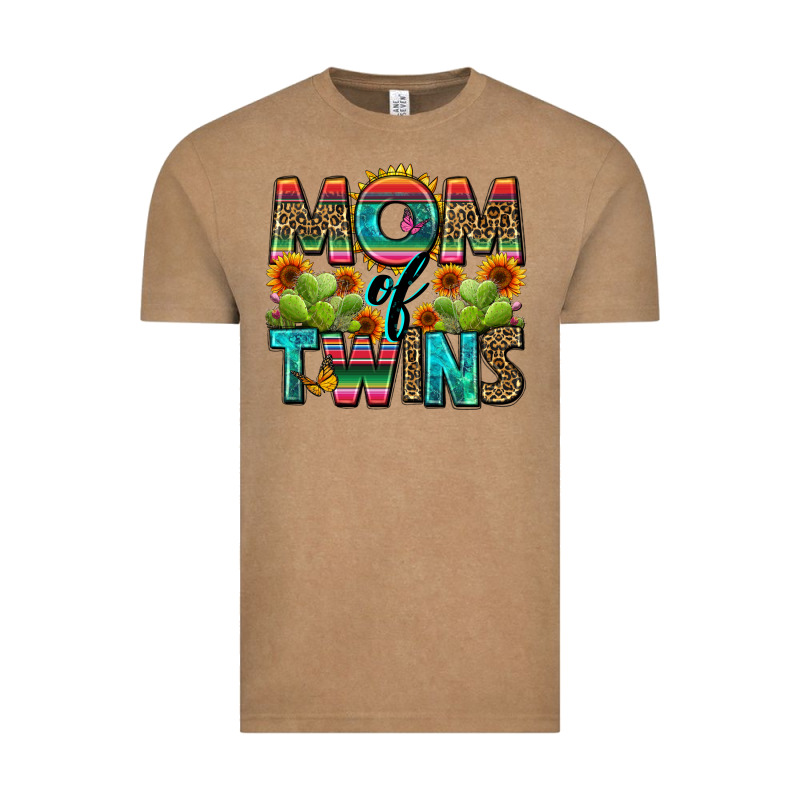 Mom Of Twins Vintage Tee by Zillion Design Studio | Teevron