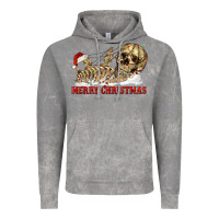 Cloud Rock Merry christmas skeleton Vintage Hoodie - RanaPortraitStore