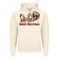 Vintage Artic Merry christmas skeleton Vintage Hoodie - RanaPortraitStore