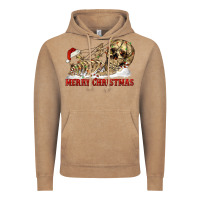 Vintage Coffee Merry christmas skeleton Vintage Hoodie - RanaPortraitStore