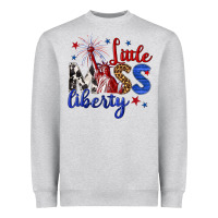Heather Grey little miss liberty billie wilder Heavyweight Sweatshirt - texasbilliewilder