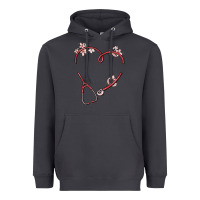 Smoke custom heart stethoscope Heavyweight Hoodie - MaliasSmallBusiness