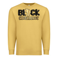 Antique Gold black excellence Premium Sweatshirt - MaliasSmallBusiness