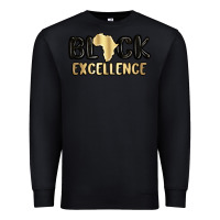 Black black excellence Premium Sweatshirt - MaliasSmallBusiness