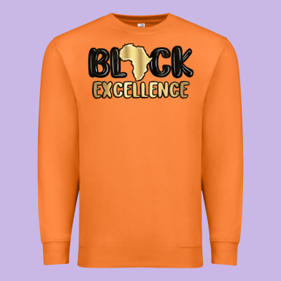 Black Excellence Premium Sweatshirt Designed By Maliassmallbusiness