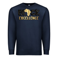 Navy black excellence Premium Sweatshirt - MaliasSmallBusiness