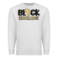 Oatmeal Heather black excellence Premium Sweatshirt - MaliasSmallBusiness