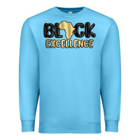 Ocean Blue black excellence Premium Sweatshirt - MaliasSmallBusiness