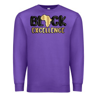 Purple black excellence Premium Sweatshirt - MaliasSmallBusiness