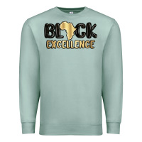 Seafoam black excellence Premium Sweatshirt - MaliasSmallBusiness