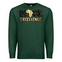 Sports Green black excellence Premium Sweatshirt - MaliasSmallBusiness